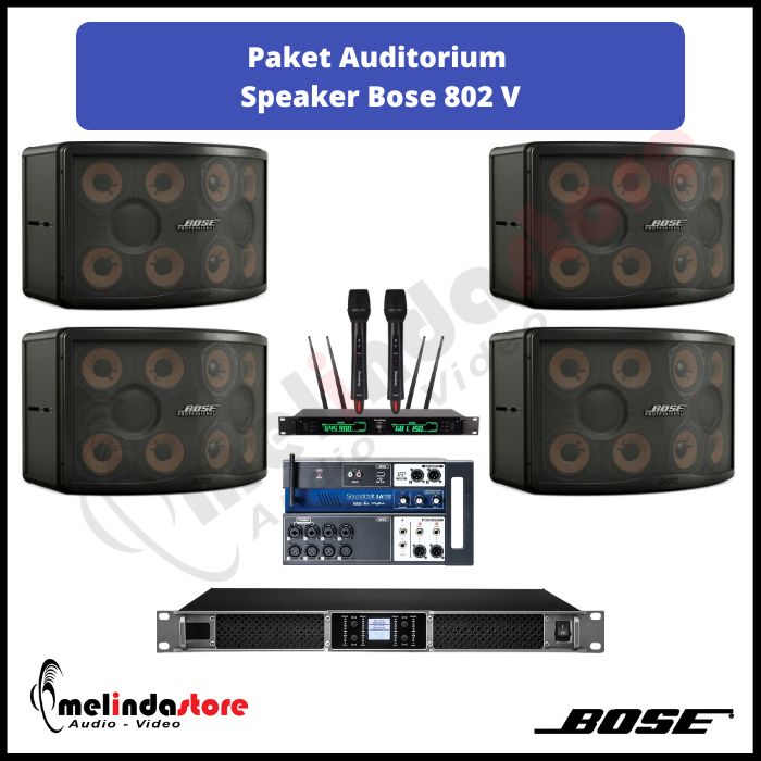 Paket Auditorium Speaker Bose 802 V | 4 Speaker
